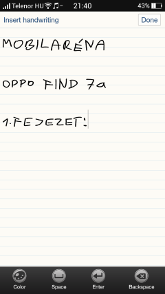 Oppo Find 7a screen shot
