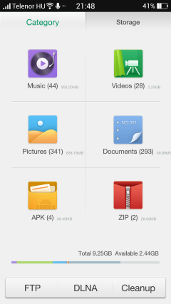 Oppo Find 7a screen shot