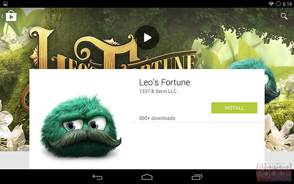 Google Play Áruház frissített felülete