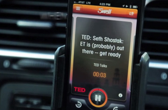 A Swell podcast adó menet közben is jól használható