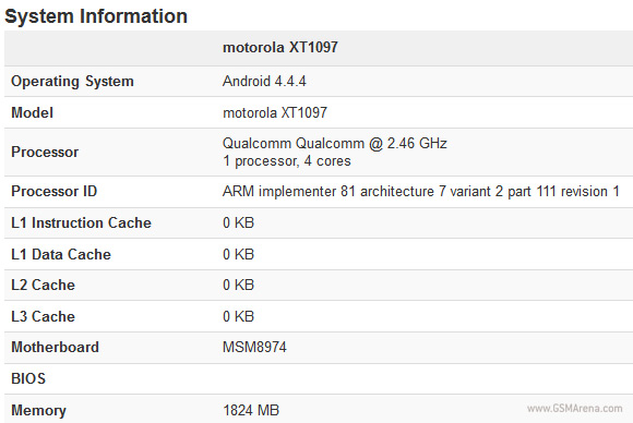 A Geekbench-ben tűnt fel a Moto X+1