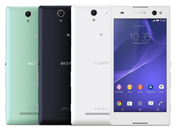 5 megapixeles előlapi kamerával és előlapi LED-del érkezik az Xperia C3