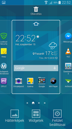 A TouchWiz sokat fejlődött, a Samsung Galaxy Alpha a friss verziót kapta meg