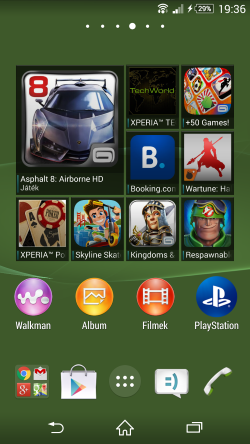 Gördülékeny a Sony Xperia Z3 szoftveres felülete