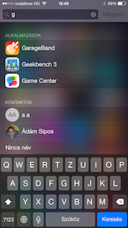 iOS 8 Spotlight