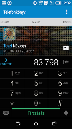 HTC Desire 510 telefonkönyv