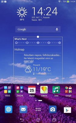 A ASUS MeMo Pad 7 ME176C-n a remek Zen UI fut