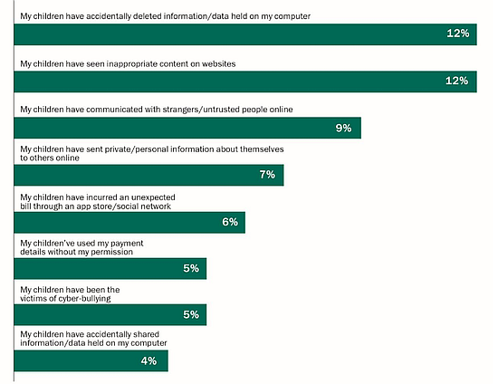 Kaspersky: felmérés a gyerekek által okozott netes károkról