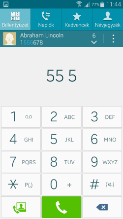 Remek a Samsung Galaxy Note 4 telefonkönyve