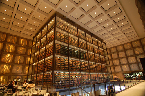 Impresszív kínálat - Beinecke könyvtár (New Haven, USA)