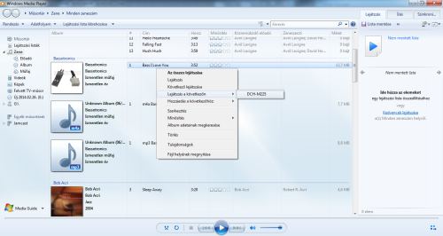 Windows Media Player 12-ből zenét küldeni gyerekjáték