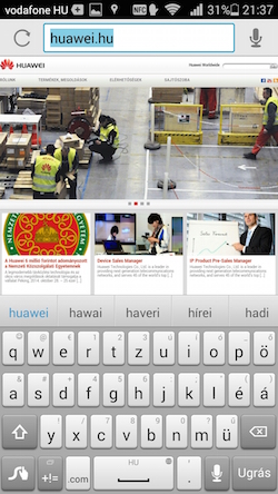 Huawei Ascend G620s Screen Shot