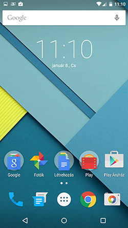 A Google Nexus 6 Android Lollipoppal érkezik