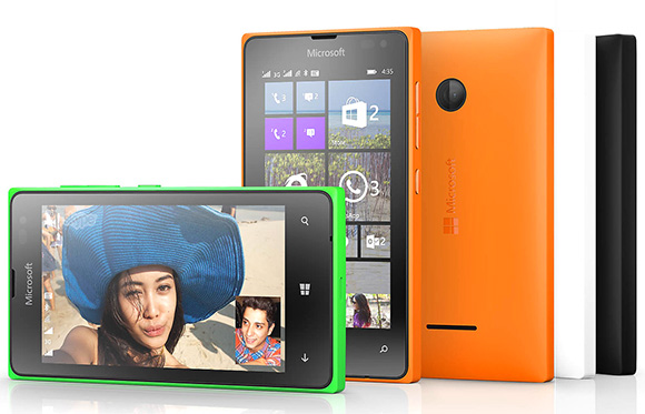 A Microsoft Lumia 435