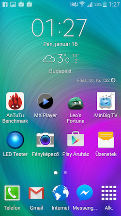 Samsung Galaxy A5 Screen Shot