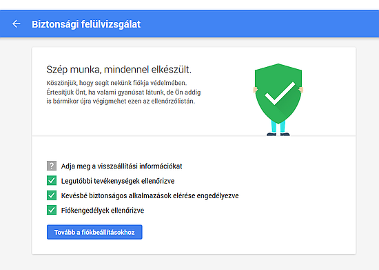 Google Security Checkup