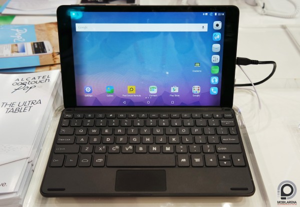 A tízhüvelykes Alcatel Pop táblagép Android Lollipoppal startolt el
