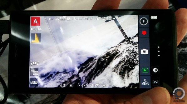 A Panasonic Lumix CM1 fejlett kameraszoftvere