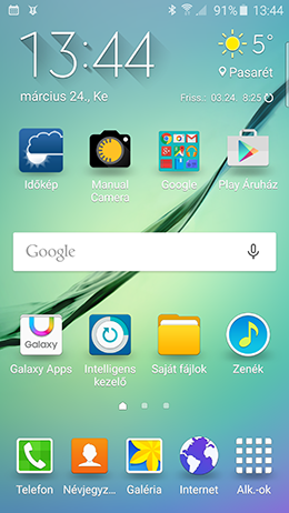 Az új TouchWiz hibátlan sebességen fut a Samsung Galaxy S6 edge-en