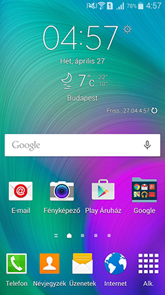 Samsung Galaxy E5 Screen Shot