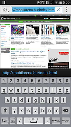 Samsung Galaxy E5 Screen Shot