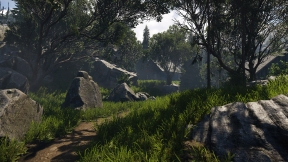 A CryEngine 3.7 Woodland nevű példadizájnja