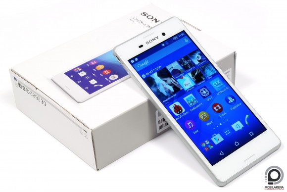 A Sony Xperia M4 Aqua IP68-as védelemmel lett ellátva