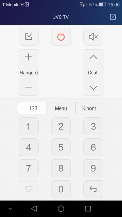 Az emuis távirányító az Okos vezérlő
