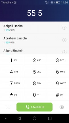 Az emuis tárcsázó jól felszerelt