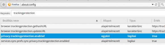Firefox - Tracking Protection