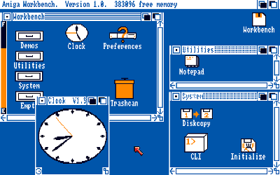 Az Amiga beépített ablak- és állománykezelője, a Workbench