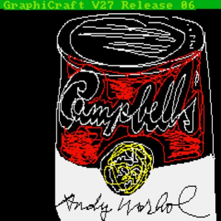 Andy Warhol egyik Amigán készült munkája