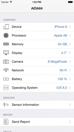 AIDA64 iOS