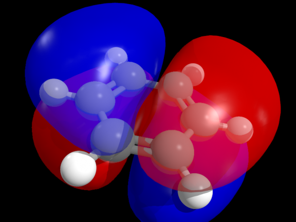 Avogardoban készült benzol molekula