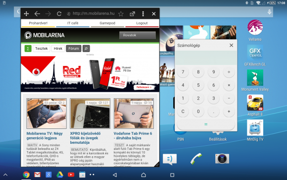A Sony Xperia Z4 Tablet Android 5.0-val startolt el