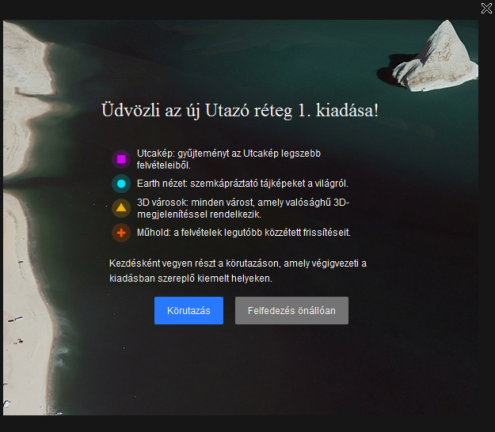 Google Föld - Utazó