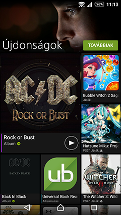 Sony Xperia Z3+ Screen Shot