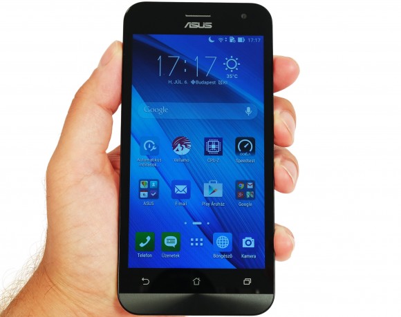 Az ASUS Zenfone 2 ZE500CL túl hosszúkás, már-már phabletméretű
