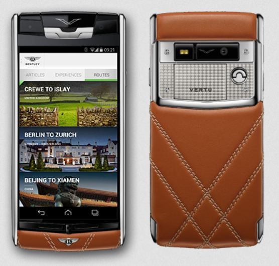 A tavalyi Vertu Signature Touch for Bentley is csúcskategóriás Qualcomm chipsetet kapott