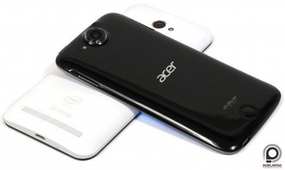 Öthüvelykesek: az Acer Liquid Jade a jóval méretesebb ASUS Zenfone 2 felett