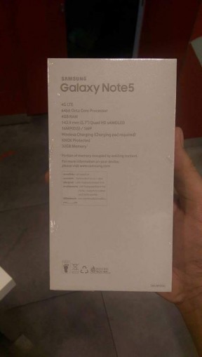Ilyen lesz a Galaxy Note 5 doboza, amely számos specifikációt megerősít