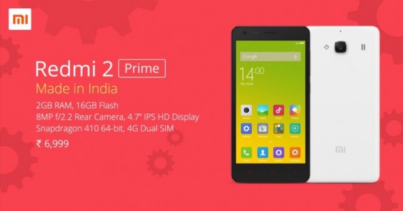 Bemutatkozott a Xiaomi Redmi 2 Prime
