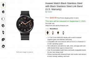 Az olcsóbbik Huawei Watch kiszerelések is roppant mutatósak