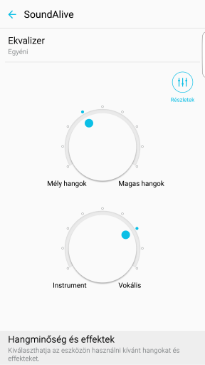 A Samsung Galaxy S6 edge+ hangszínszabályzási és hangzásjavítási opciókat is kapott