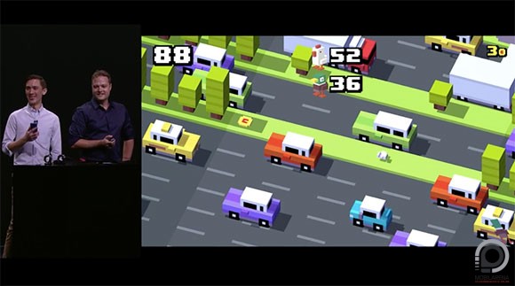 Kétjátékos mód a Crossy Roadban az Apple TV-n