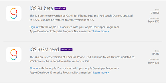 Fejlesztők számára már elérhető az iOS 9.1