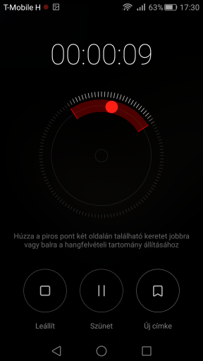 A Huawei Mate S hangrögzítője több szögből képes beszédet felvenni és hangokat kiszűrni