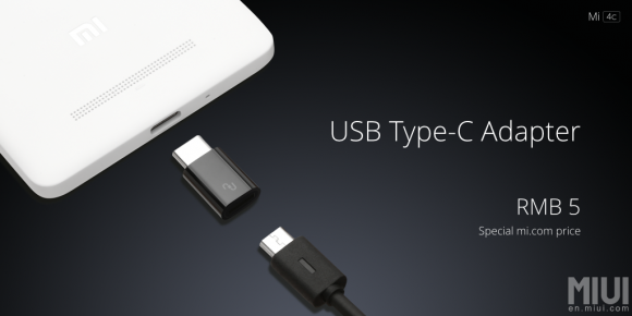 USB-C csatlakozót kapott a Xiaomi Mi 4c