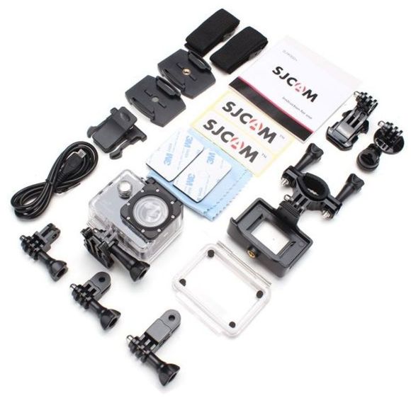 SJCAM SJ4000+ WiFi - a doboz tartalma