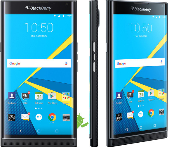 A BlackBerry Priv ívelt QHD kijelzővel érkezik
